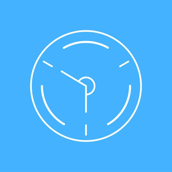 Icono del reloj - Reloj signo vector — Vector de stock