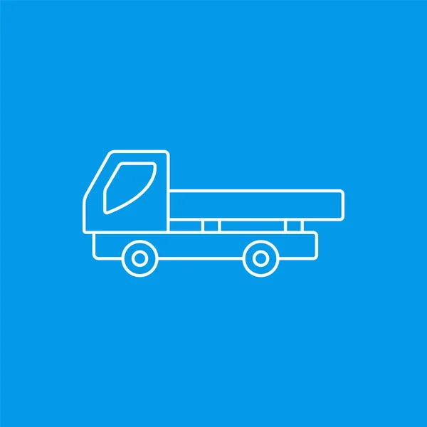 Truck Icon Vector-leverans van skylt — Stock vektor