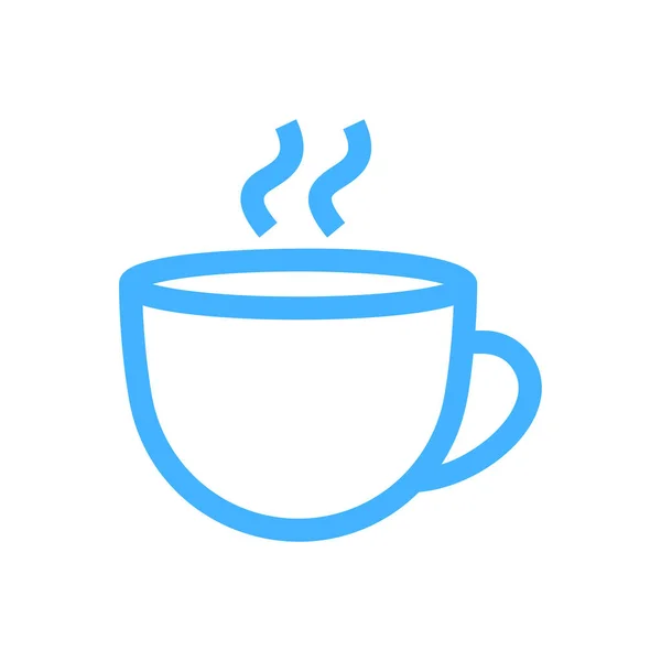 Kaffeetasse Symbol - Tasse Zeichen Vektor — Stockvektor