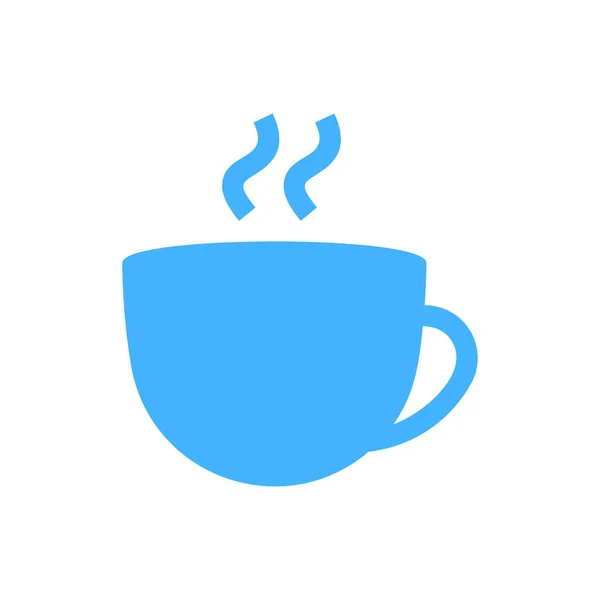 Taza de café icono - Copa signo vector — Archivo Imágenes Vectoriales