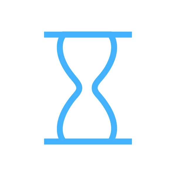 Hourglass Icon Vector-platt — Stock vektor