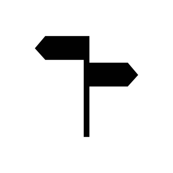 Icono de señal de tráfico - vector — Archivo Imágenes Vectoriales