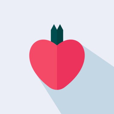 Düz tarzda parfüm simgesi - parfüm işareti vektör