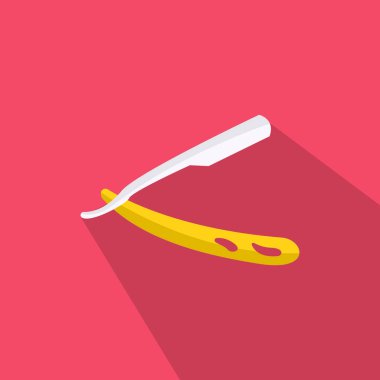 Jilet düz simgesi - Jilet renkli işaret vektörü