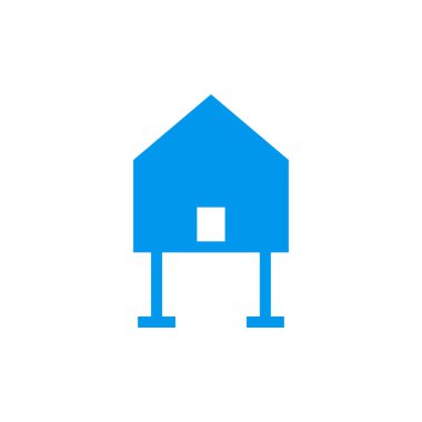 Billboard gayrimenkul konsepti - House reklam vektör simgesi