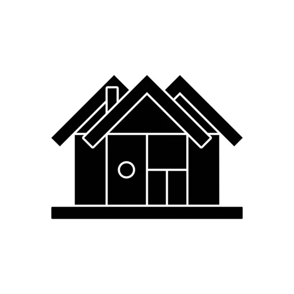 Ikona domu-ikona znak domowy-wektor — Wektor stockowy