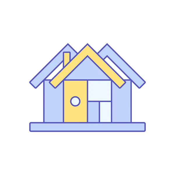 Εικονίδιο σπιτιού-σύμβολο οικίας-διάνυσμα — Διανυσματικό Αρχείο