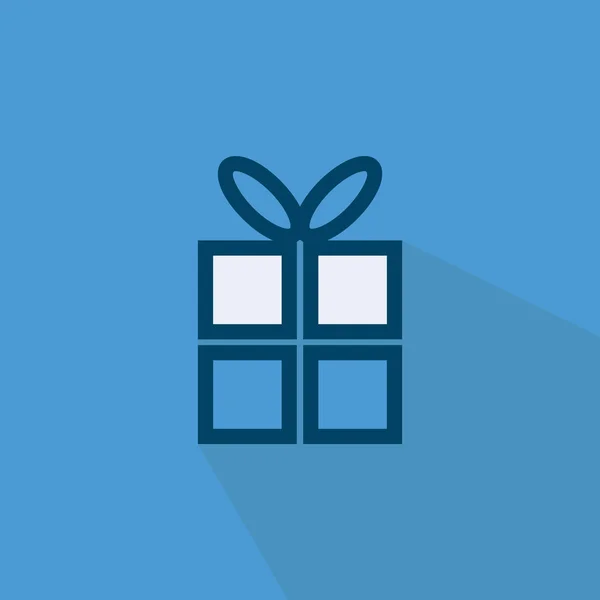 Delivery box - Gift box flat vector icon Vector Graphics