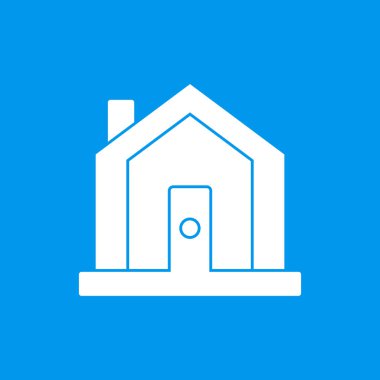 Ev simgesi - Ev işareti simgesi - vektör