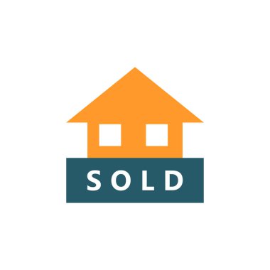 Ev satılan simge - vektör