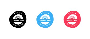 Badge logo tasarım seti-vektör