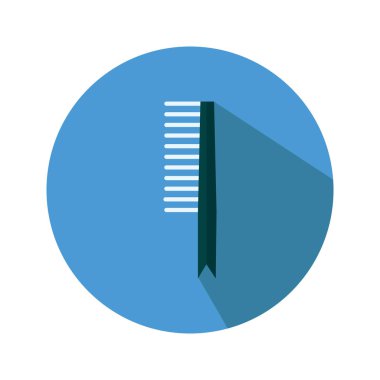 Tarak simgesi vektörü - Düz İllüstrasyon