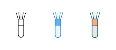 Güzellik simgesi - Glyph vektör illüstrasyon