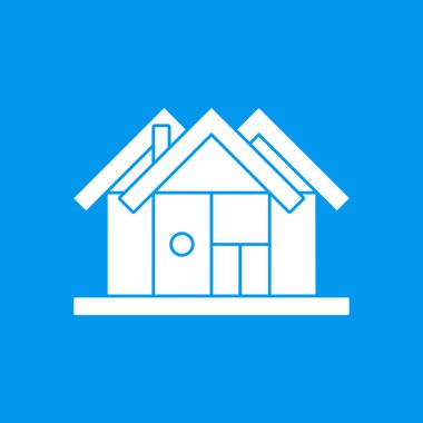 Ev simgesi - Ev işareti simgesi - vektör