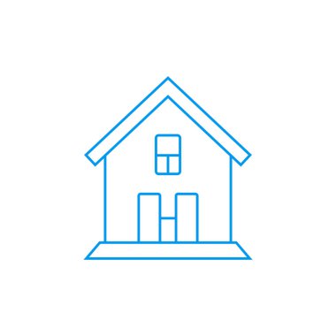 Ev simgesi - Ev işareti simgesi - vektör