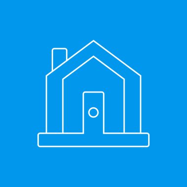 Ev simgesi - Ev işareti simgesi - vektör