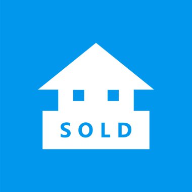 Ev satılan simge - vektör