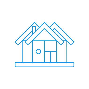 Ev simgesi - Ev işareti simgesi - vektör