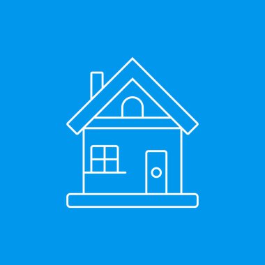 Ev simgesi - Ev işareti simgesi - vektör