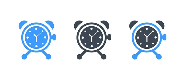 Alarm Saat Simgesi - Alarm saat vektör düz