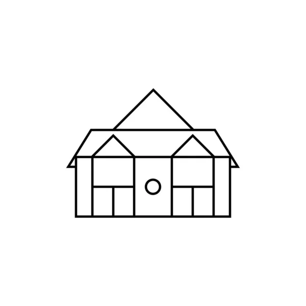 Значок дома - Знак дома - вектор — стоковый вектор