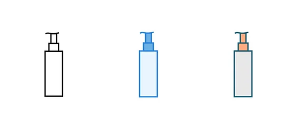 Parfum pictogram glyph-body spray teken vector — Stockvector