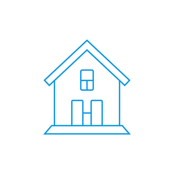 Ikona domu-symbol pro domovskou značku-vektor — Stockový vektor
