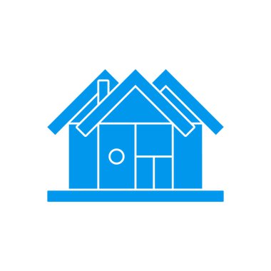 Ev simgesi - Ev işareti simgesi - vektör