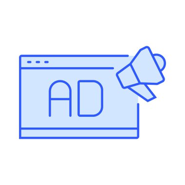 dijital web simgesi vektör illüstrasyonu