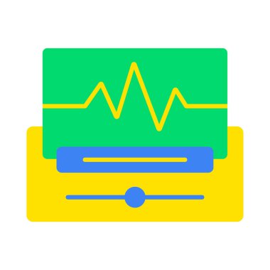 dijital web simgesi vektör illüstrasyonu