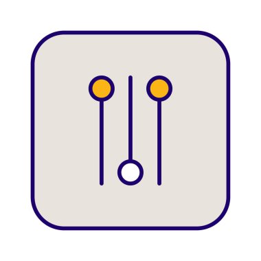 dijital web simgesi vektör illüstrasyonu