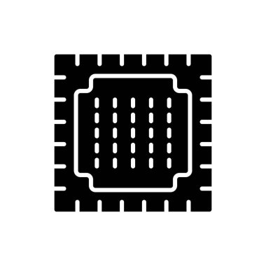 dijital çizgi ikonu vektör çizimi