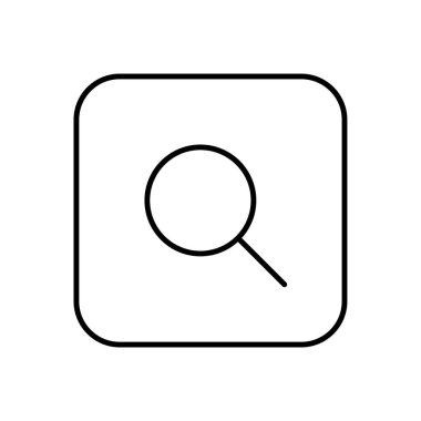 dijital çizgi ikonu vektör çizimi