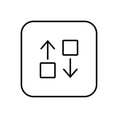 dijital çizgi ikonu vektör çizimi