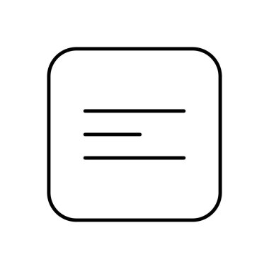 dijital çizgi ikonu vektör çizimi