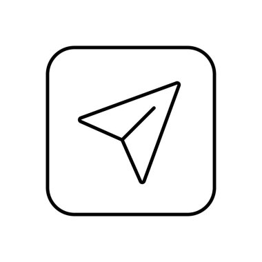 dijital çizgi ikonu vektör çizimi