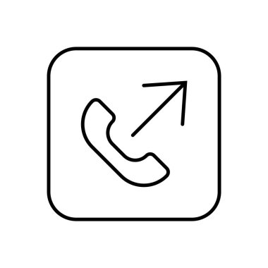 dijital çizgi ikonu vektör çizimi