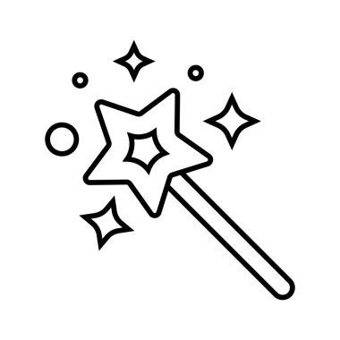 dijital çizgi ikonu vektör çizimi