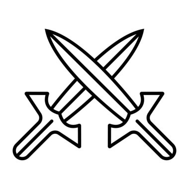 dijital çizgi ikonu vektör çizimi