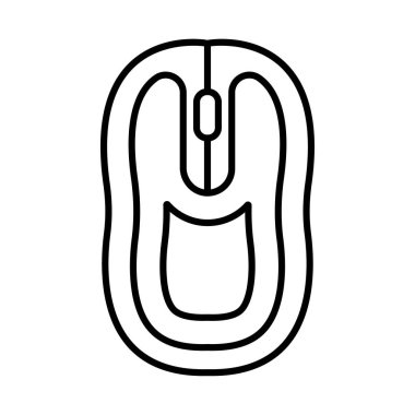 dijital çizgi ikonu vektör çizimi