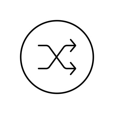 dijital çizgi ikonu vektör çizimi