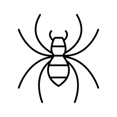 dijital çizgi ikonu vektör çizimi