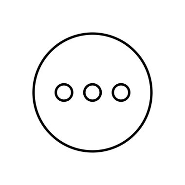 dijital çizgi ikonu vektör çizimi