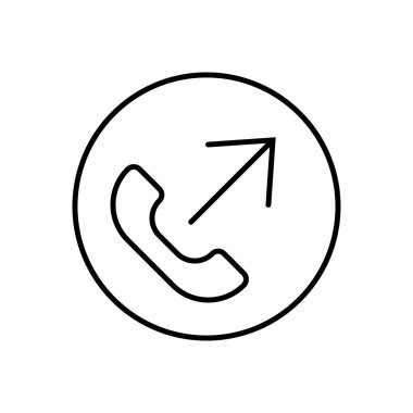 dijital çizgi ikonu vektör çizimi