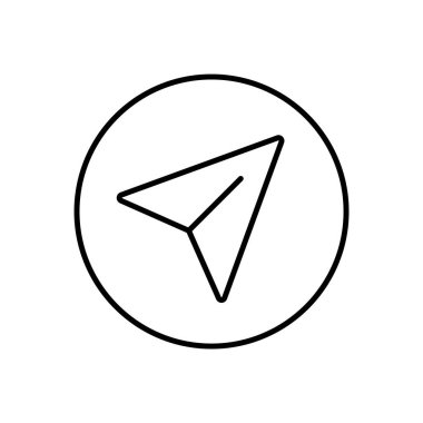 dijital çizgi ikonu vektör çizimi