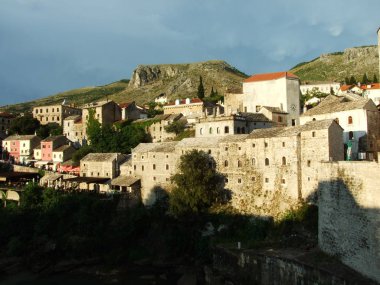 Mostar eski şehir savunma görünümünü