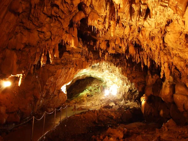 Caverna Vrelo Gorski Kotar República Croácia — Fotografia de Stock