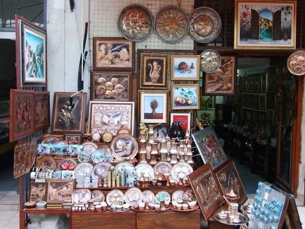 Een Kleine Souvenirwinkel Stad Mostar — Stockfoto