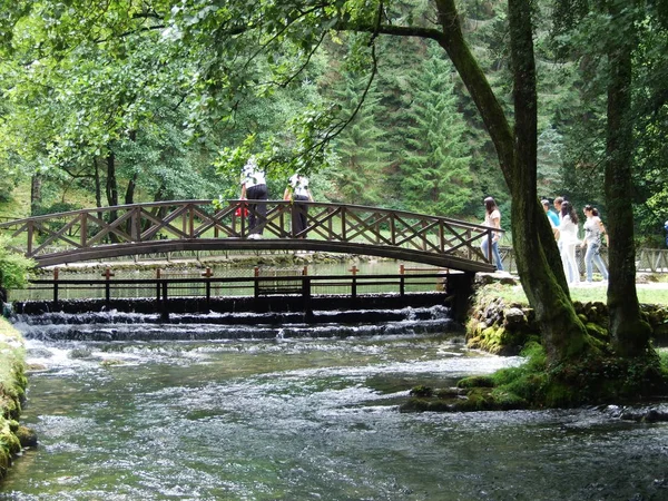 Park Źródła Rzeki Bosna Sarajewie — Zdjęcie stockowe