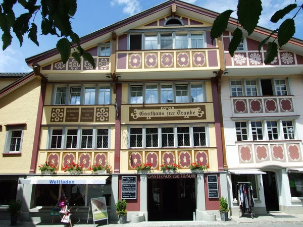 Stary Dom Appenzell — Zdjęcie stockowe